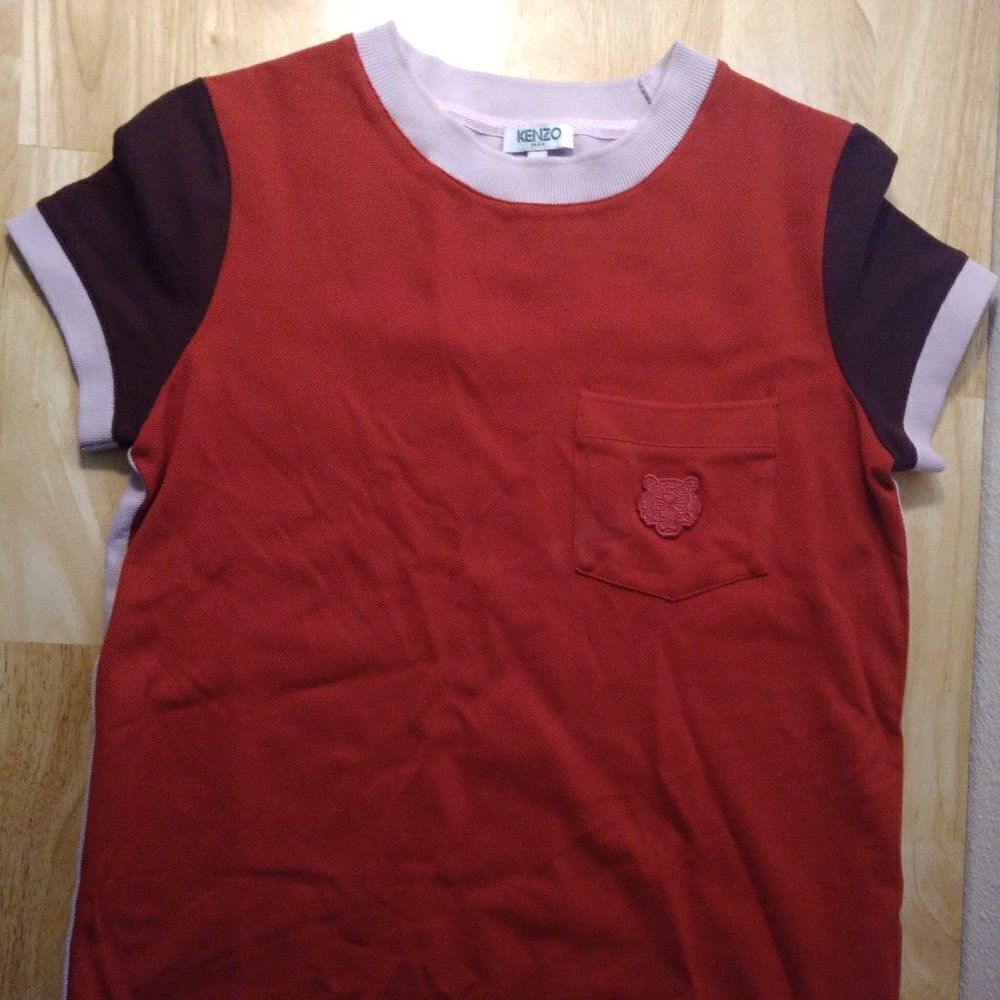 Kenzo Color Block Pocket Ringer T-Shirt - Picture 2 of 10